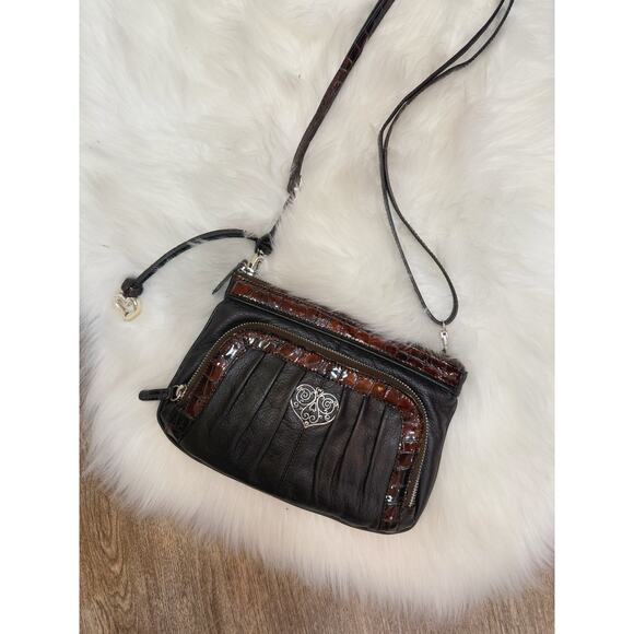 Brighton Leather Crossbody/Shoulder Bag - Picture 2 of 6